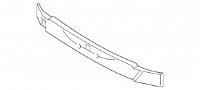 Front bumper absorber Subaru Outback 10-12 dorest broken guide dent