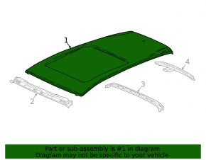 Metal roof Honda CRV 17-22 EXL under the hatch, on the body, dent, bumps
