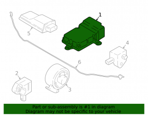 BMW X3 G01 21-24 SRS Airbag Computer Module