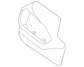 Left Subaru Forester 25-26 black dashboard trim with blue stitching