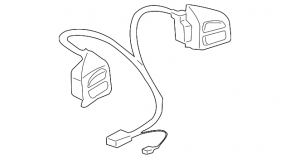 Steering wheel controls Subaru Impreza WRX GH 08-11 without media controls