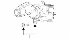 Left steering column switch for Lexus ES 23-25