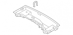 Central trunk tray for Hyundai Ioniq 20-22 PHEV