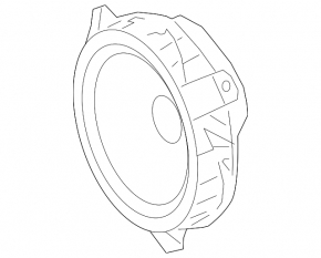 Speaker rear left Lexus UX200 UX250h 19-