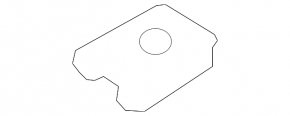 Right inner rear bumper mount for Hyundai Santa FE 19-20