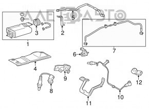 Lambda probe front first Toyota Highlander 17-19 3.5