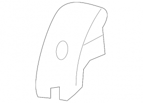 Isofix rear seat plug for Audi A4 B9 17-25 black