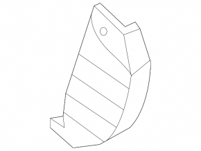 Rear bumper mount right Mercedes E-class W212 11-13
