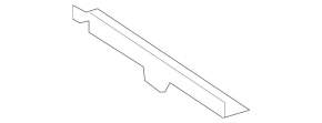 Inner trunk lid trim for Mercedes W221