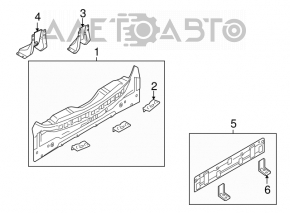 Nissan Murano z51 09-14 rear panel