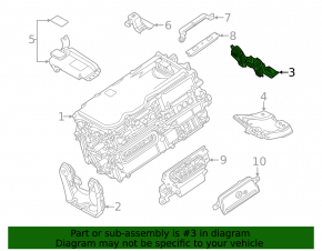 Inverter bracket upper Toyota Sienna 21-25