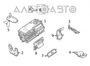 Inverter bracket upper Toyota Sienna 21-25