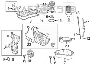 Valve cover 2AR-FXE Lexus ES300h 13-18