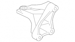 Engine mount bracket right Lexus ES300h 13-18