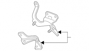 Catalytic Converter Bracket GMC Terrain 18-LYX, LSD