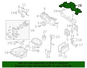 Intake manifold Subaru Outback 10-12 2.5