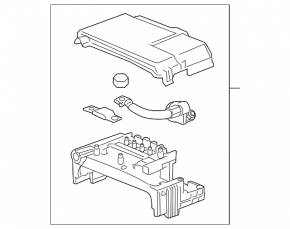Distribution plate Cadillac ATS 13-