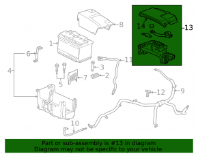 Distribution plate Cadillac ATS 13-