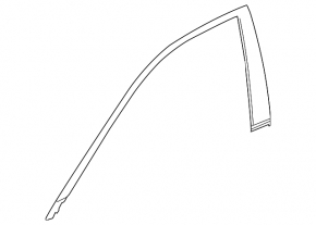 Upper door molding front left Cadillac CTS 14- frame