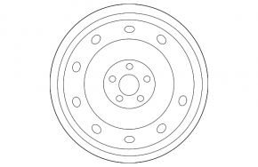 Wheel disk R16 iron Subaru Outback 10-12