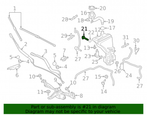 Volvo XC90 Washer Fluid Level Sensor 16-22