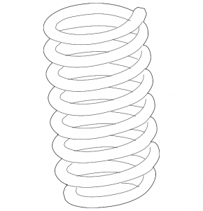 Front left spring BMW 5 G30 18-23 2.0T, 3.0T, 530e hybrid