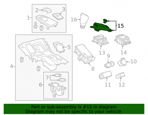 Lexus NX300h 15-21 Gear Shift Indicator