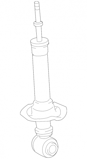 Rear right shock absorber for Toyota Corolla 14-16 pre-rest, Sport