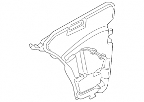 Washer reservoir BMW 5 G60 24-26 for Parking Assistant Professional
