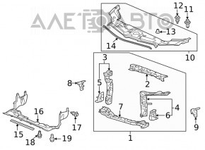 Front bumper protection for Honda Civic 12-15