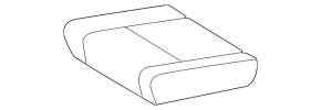 Left 3rd row seat for Toyota Sequoia 2008-2014, velour