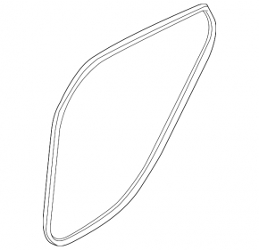 Rear right door seal for Kia K5 21-24