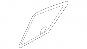 Kia Sportage 17-22mm rear left triangle door glass tinted