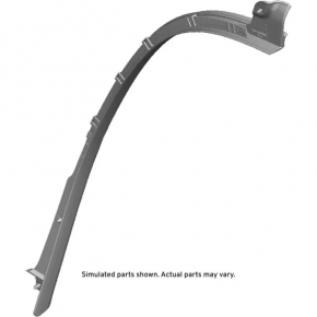 Door seal side rear right GMC Terrain 18- rear