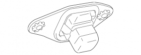 Toyota Camry v50 12-14 rear view camera