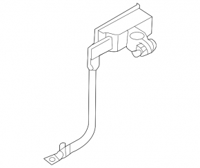 Negative battery terminal for Audi Q5 8R 09-17 with sensor