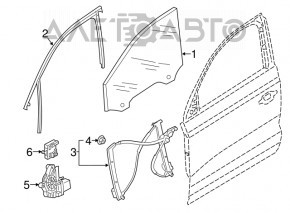Front right door computer Audi Q3 8U 15-18