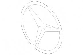 Mercedes H247 GLA 20-26 trunk logo emblem