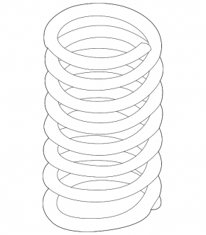 Spring rear left Ford Focus mk3 11-18