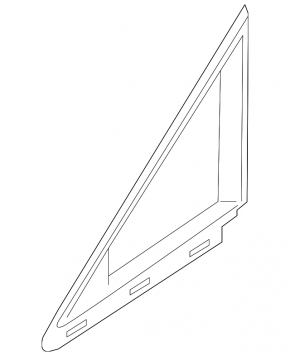 Window blind glass front right Ford C-max MK2 13-18 one chrome