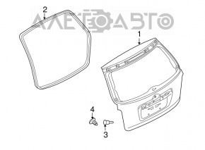 Naked tailgate Mazda CX-7 06-09