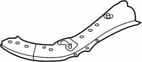 TV bar eyelash left Infiniti Q50 16-24
