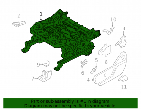 Occupant sensor for Ford Ecosport 18-22 without frame
