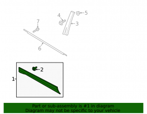 Lower front left door trim panel for Ford Escape MK3 17-19, structure, scratches