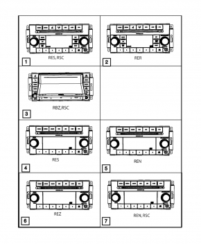 Jeep Compass 11-16 Radio Tape Recorder Button Defect