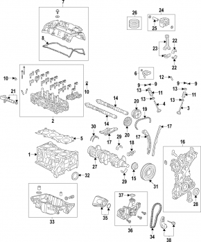 Cylinder block bare Honda Civic X FC 16-21 K20C2 2.0 15k, for grinding
