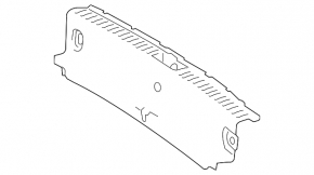 Mercedes GLA 15-20 trunk opening trim