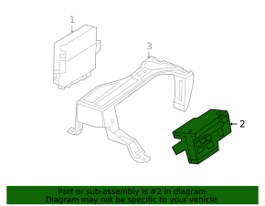 Control and signal processing unit Mercedes GLC 16-22