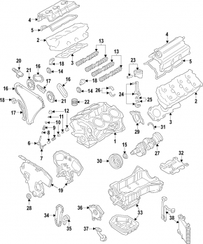 VVTi valve right Infiniti Q50 14-15 3.7 VQ37VHR