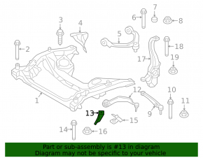 Emergency lever front left BMW 5 G30 17-23